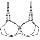 Soutien-gorge maille 3 D - Bonnets C-D