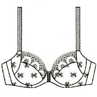 Soutien-gorge balconnet - Bonnets C-D-E