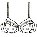 Soutien-gorge bord sup&eacute;rieur confort - Bonnet C