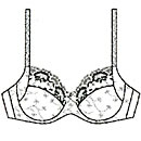 Soutien-gorge &agrave; armatures - Bonnets D-E