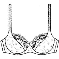 Soutien-gorge balconnet tulipe - Bonnet C