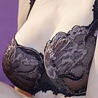 Half cup bra