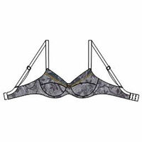 Wire bra deep cups