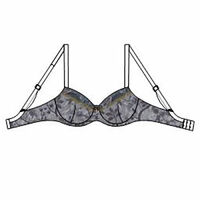 Padded bra deep cups