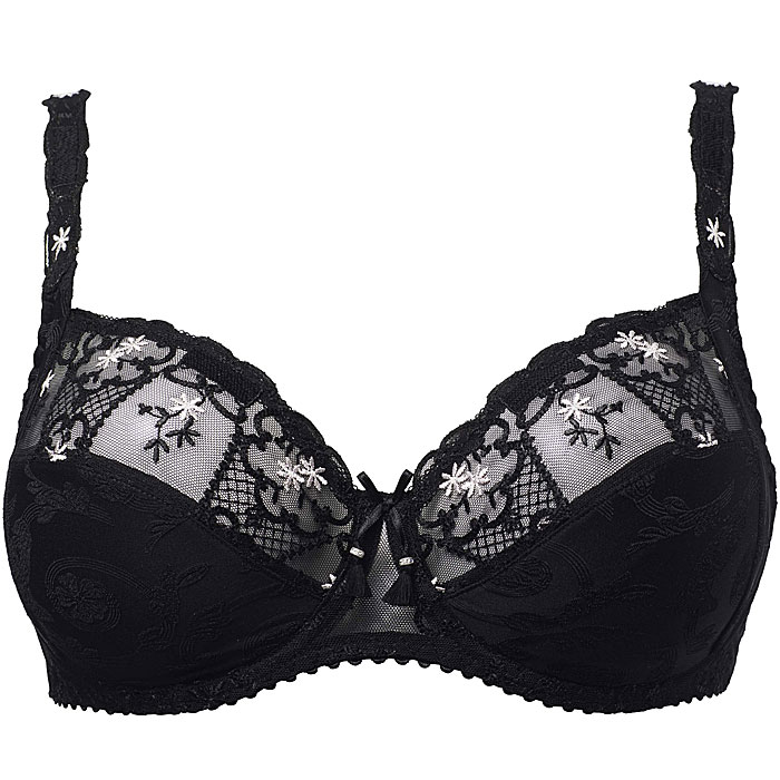 Soutien-gorge à armatures Louisa Bracq Marie Antoinette noir