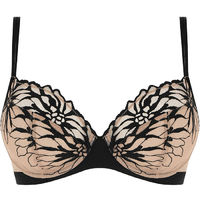 Wire bra deep plunge