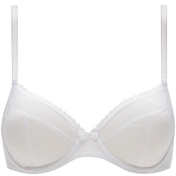 Wire deep plunge bra