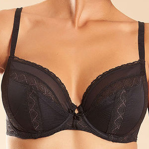 Wire bra deep plunge