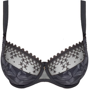 Wire half cup bra