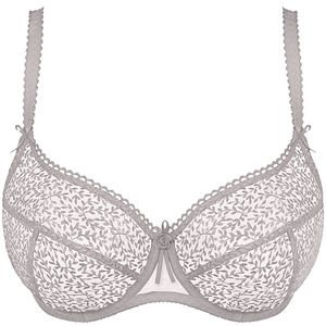 Wire half cup bra