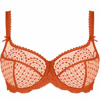 Half cup wire bra Empreinte Norah Cuivre