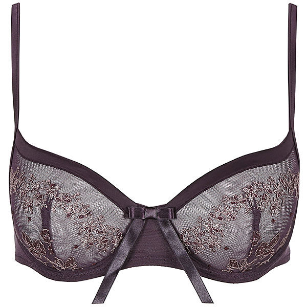 Soutien-gorge balconnet couture verticale