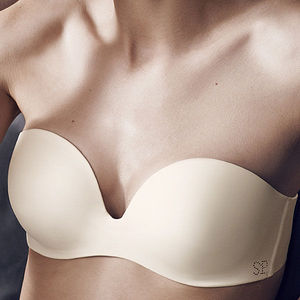 Removable straps plunge bra Inspiration Simone Pérèle couleur Peau