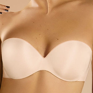 Removable straps padded bra