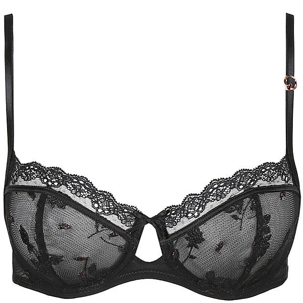 Soutien-gorge balconnet couture verticale