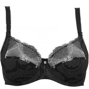 Full cup bra Lilly Rose Empreinte couleur Chantilly Noir Blanc