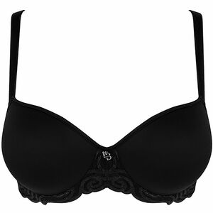 Neckline padded bra