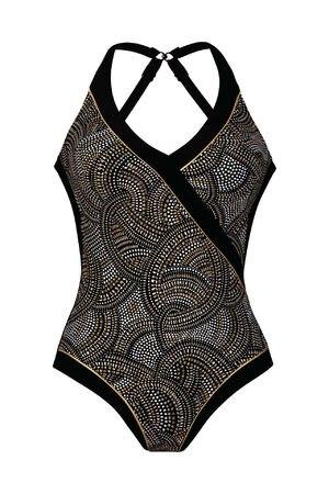 Maillot de bain une pièce style Nuria - AMBER GLOW