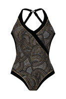 Maillot de bain une pièce style Nuria - AMBER GLOW