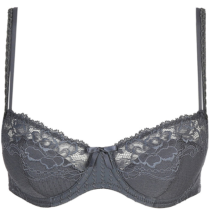 Soutien-gorge balconnet rembourré couture