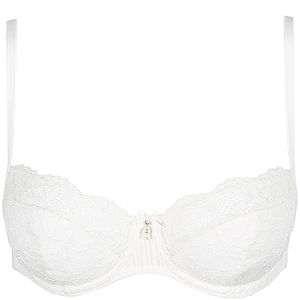 Soutien-gorge balconnet coque couture