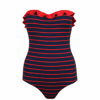 Maillot de bain 1 pièce rembourré à bretelles amovibles