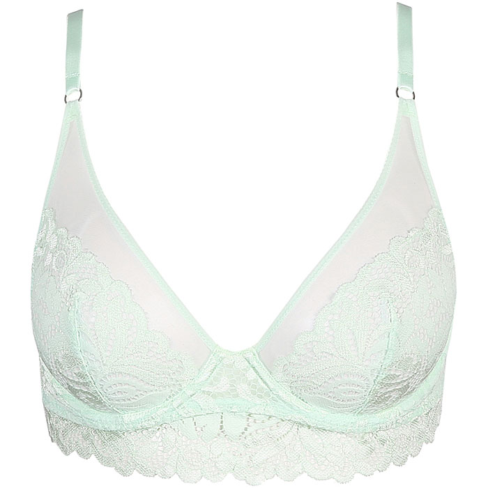 Marie Jo ELIS Vintage Pink plunge bra longline