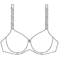 Soutien-gorge rembourré moulé à armatures