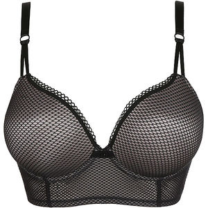 Soutien-gorge rembourré avec basque