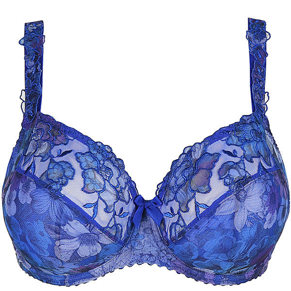Lina Padded Demi-Cup Bra with Lace