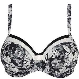 Royce Blossom Wire-Free Adjustable Bra Black/White Dots – Island Girl