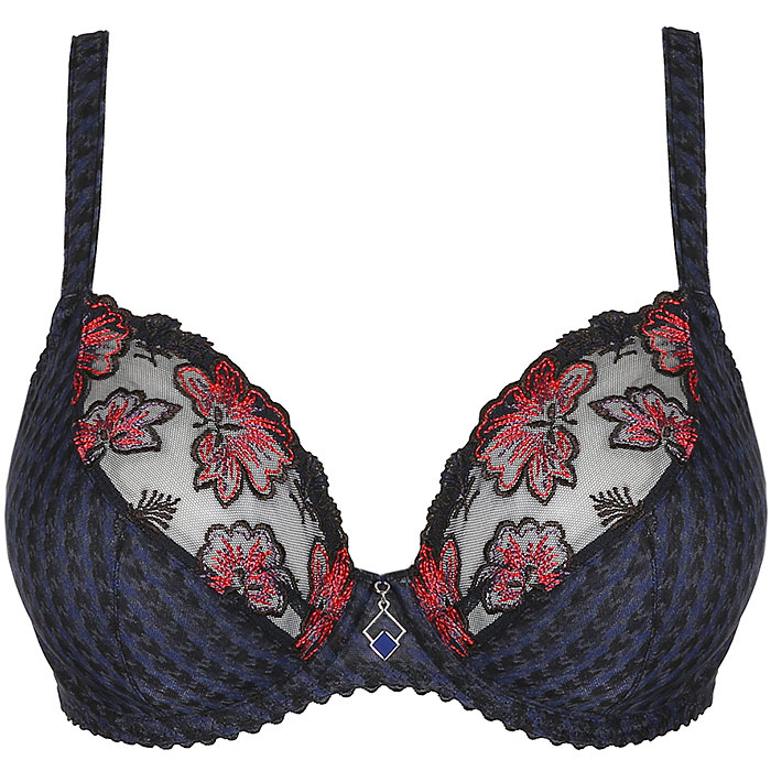 Soutien-gorge balconnet décolleté profond
