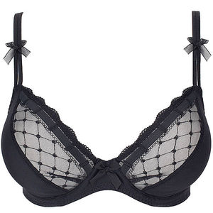 Soutien-gorge balconnet décolleté