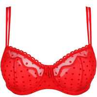Soutien-gorge balconnet couture verticale