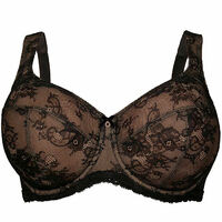 Deep cup wire bra