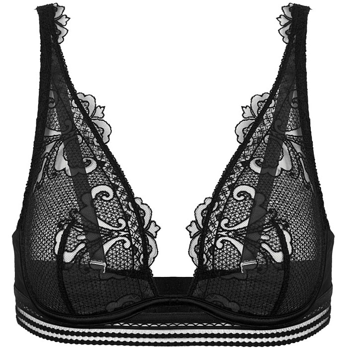 Soutien-gorge à armatures décolleté plongeant