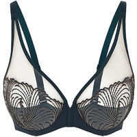Wire bra deep plunge