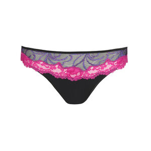 Sultry Secret Magenta Lace High-Cut Thong