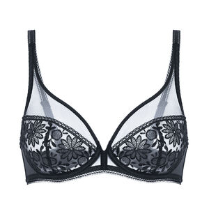 Soutien-gorge à armatures décolleté plongeant
