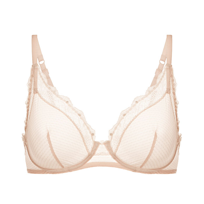 Soutien-gorge à armatures décolleté profond