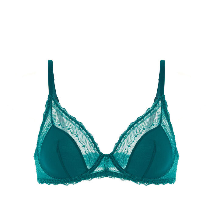 Soutien-gorge à armatures décolleté