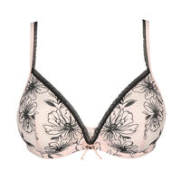 Deep plunge wire bra