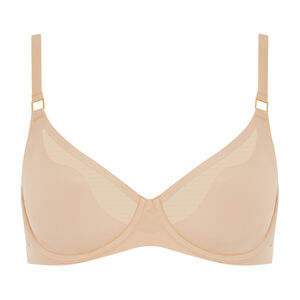 Full cup molded wire bra Pure Light Chantelle couleur Noir Beige tailles 90  95 100 85 105 bonnets B