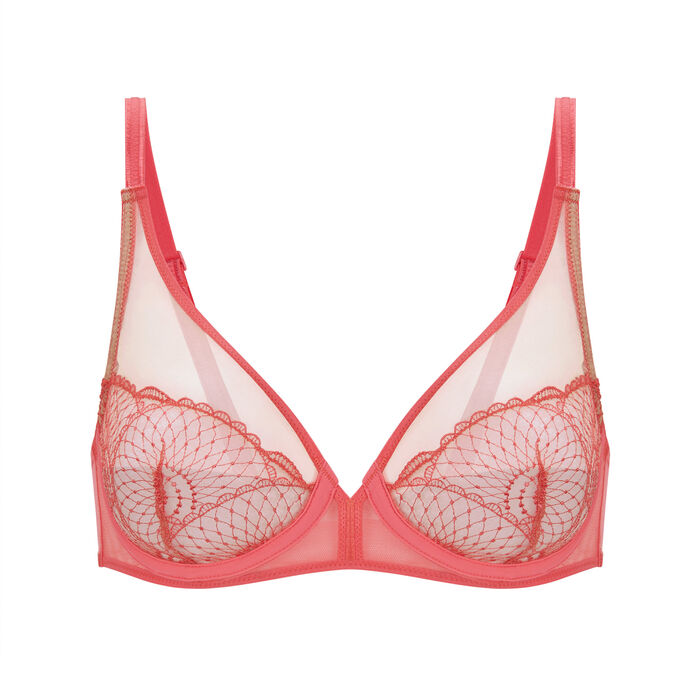 Soutien-gorge à armatures décolleté plongeant
