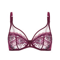 Wire bra deep plunge