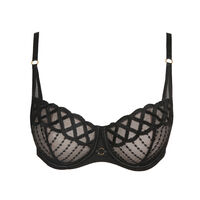 Soutien-gorge balconnet couture verticale