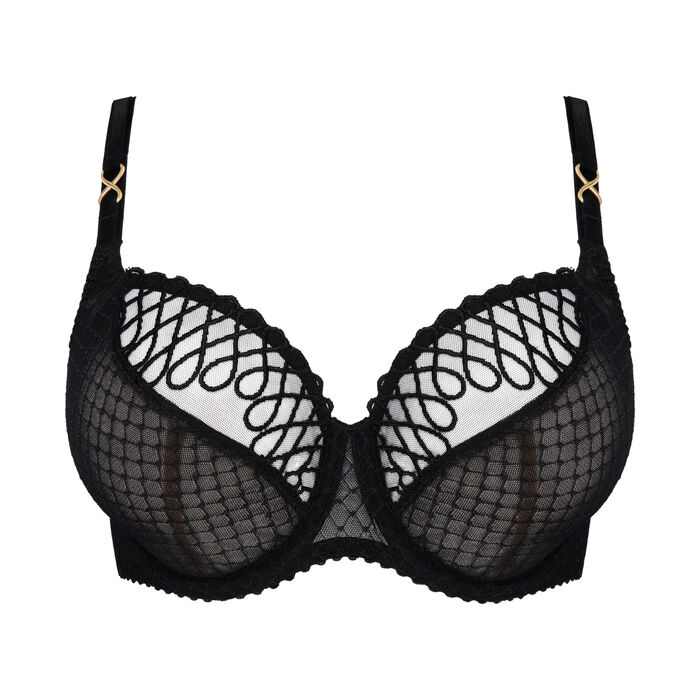 Balcony bra tulip seam