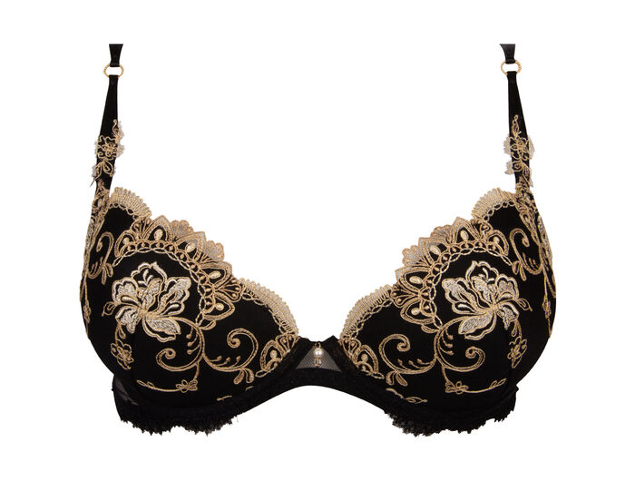 Padded bra Déesse en Glam Lise Charmel couleur Or Glamour tailles 85 90 95  100 bonnets A B C