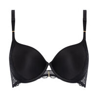 Soutien-gorge Push Up Waltz Chantelle couleur Rouge pavot Noir tailles 85  90 95 100 bonnets A B C D