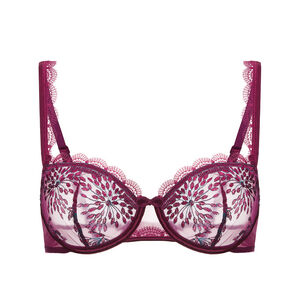 Half cup wire bra